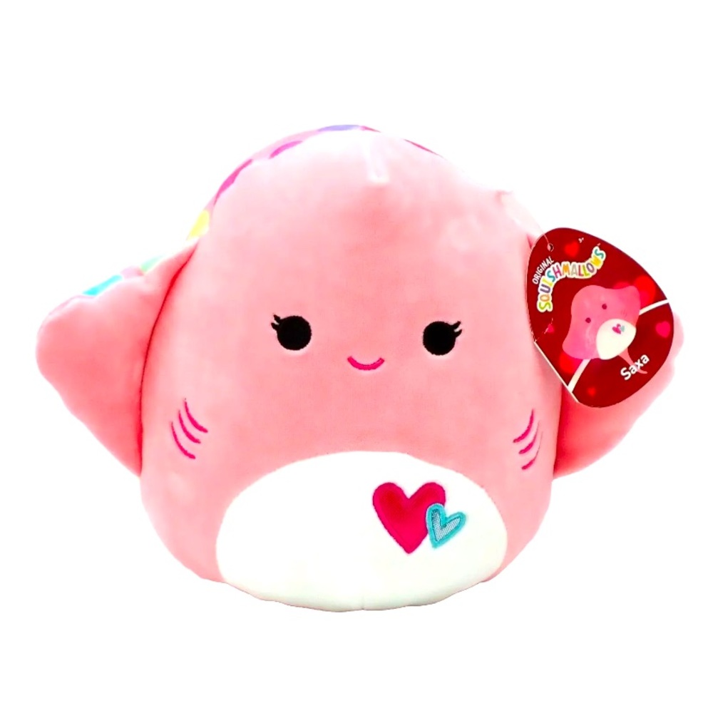Squishmallows Saxa The Pink Stingray Hearts Valentin’s Day